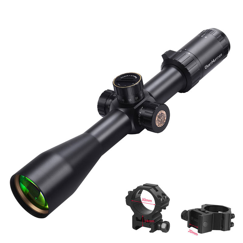 Mira telescópica WESTHUNTER HD 4-16X44 FFP First Focal Plane