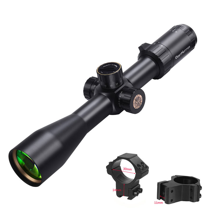 Mira telescópica WESTHUNTER HD 4-16X44 FFP First Focal Plane