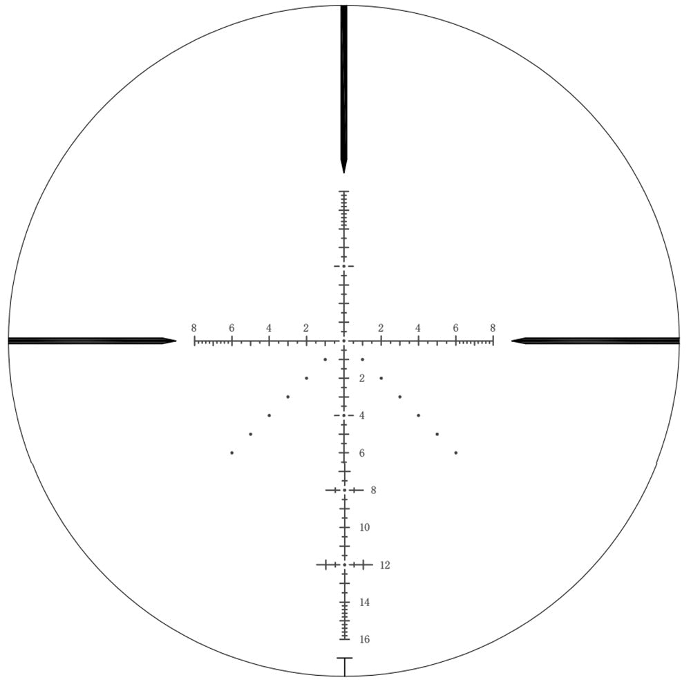 Mira telescópica compacta de primer plano focal WESTHUNTER WHT 6-24X44 SFIR FFP