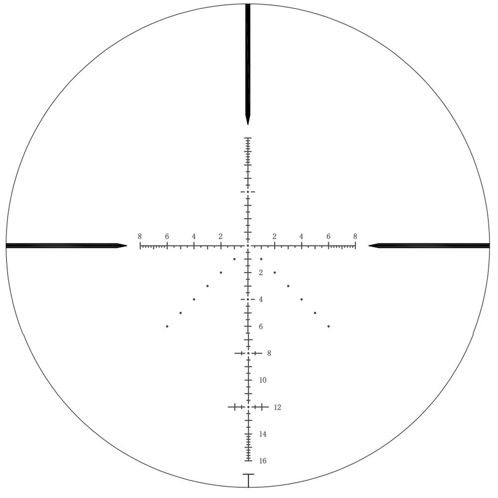 Mira telescópica compacta de primer plano focal WESTHUNTER WHT 4-16X44 SFIR FFP