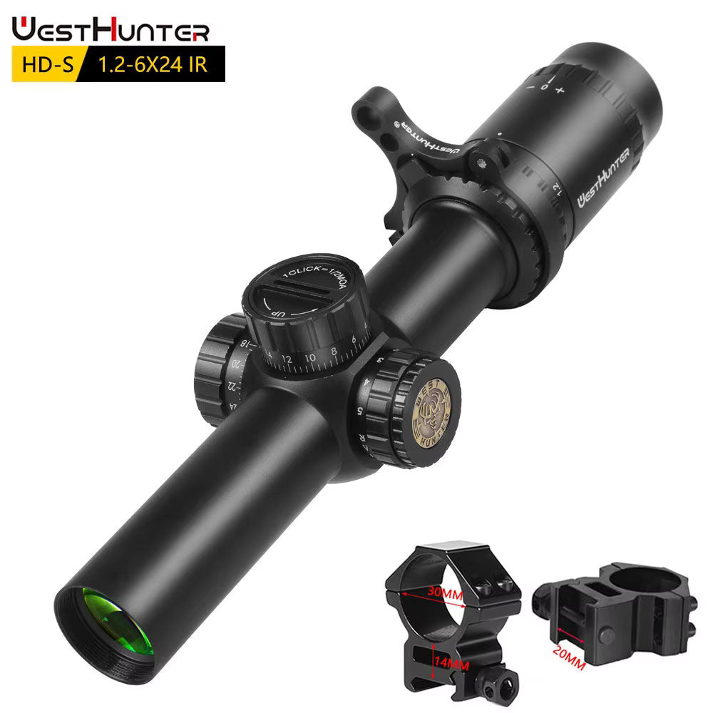 HD-S 1.2-6X24 IR SFP Scope | Second Focal Plane