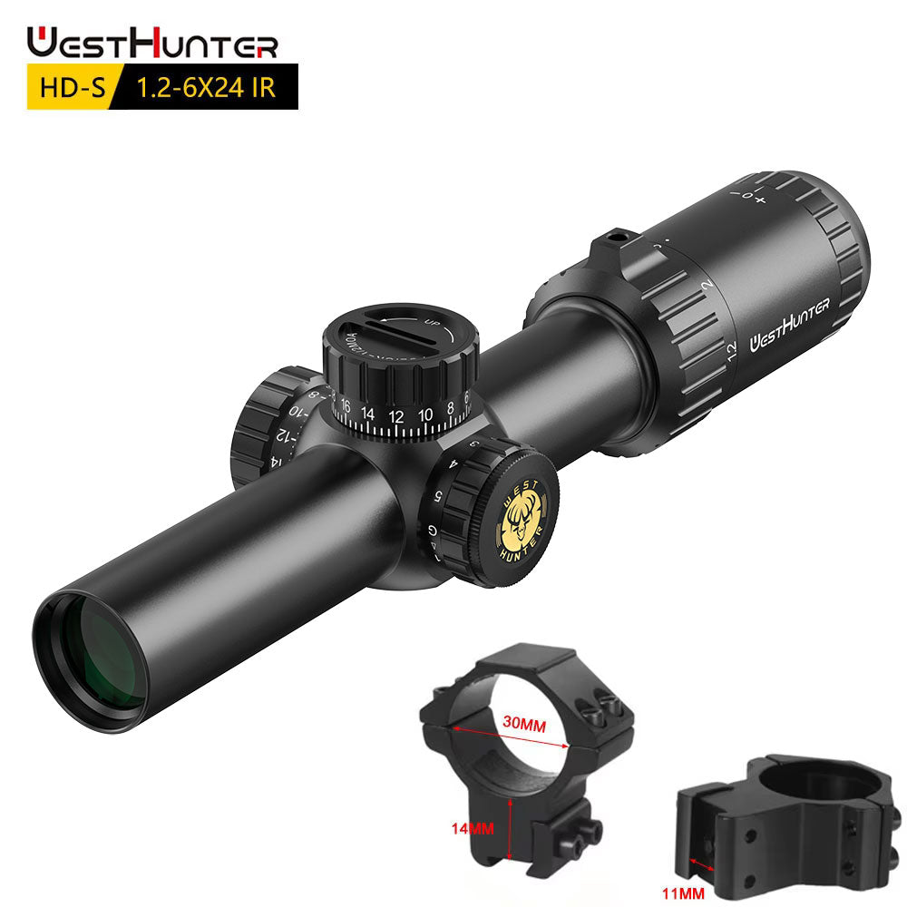 HD-S 1.2-6X24 IR SFP Scope | Second Focal Plane