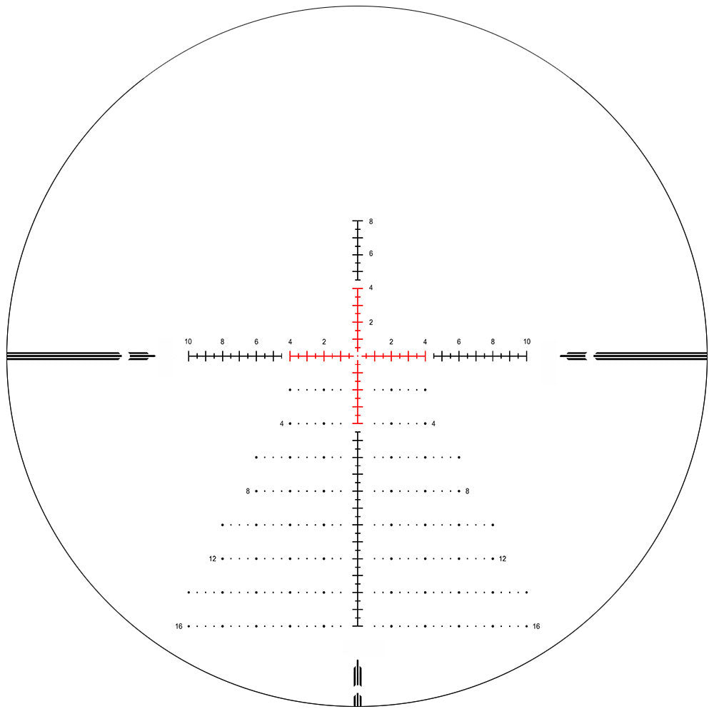 Mira telescópica HD-N 4-16X44 FFP con punto cero | Primer plano focal