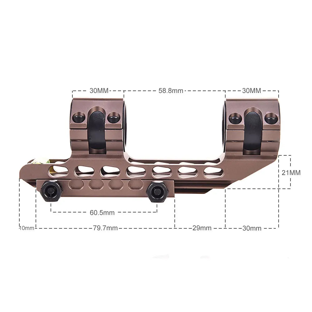 30MM One Piece Picatinny Scope Mounts