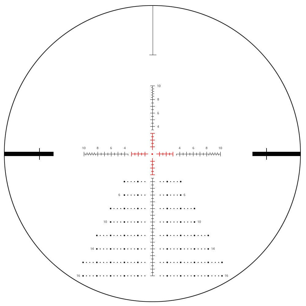 Mira telescópica Silver WestHunter WHI 4-16X50 SFIR FFP de primer plano focal 